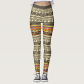 古代エジプトのパターン レギンス (正面)