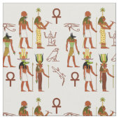 古代エジプトのパンテオン ファブリック (クローズアップ)