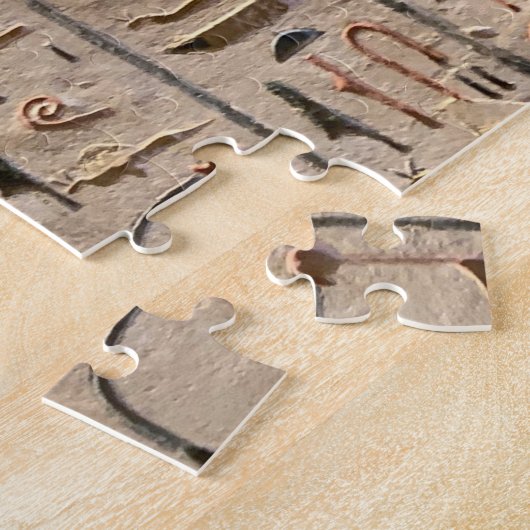 古代エジプトのヒエログリフ文字 ジグソーパズル (側面)