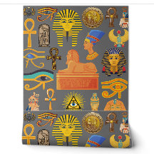 古代エジプトのヒエログリフ記号パターン 
