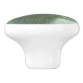 古代エジプトのヒスイのバブーンのスナウト博物館像 セラミックノブ (側面)