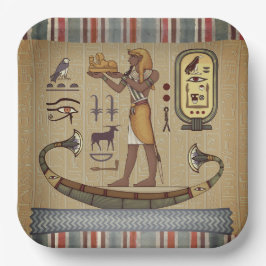 古代エジプトのビンテージカルチャー、アンティークスタイル ペーパープレート