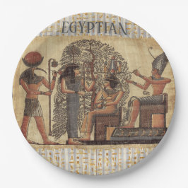 古代エジプトのビンテージカルチャー , オリジナルデザイン ペーパープレート