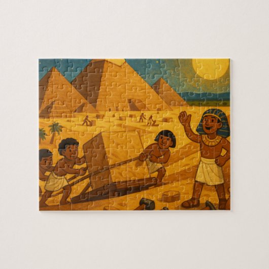 古代エジプトのピラミッド パワー パズル ゴールド (横)