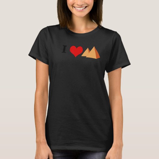 古代エジプトのピラミッド Tシャツ (正面)