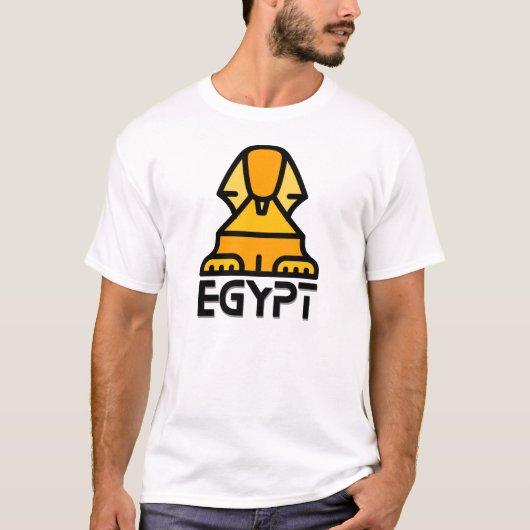 古代エジプトのピラミッドTシャツ Tシャツ (正面)
