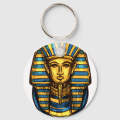 古代エジプトのファラオの王と女王 キーホルダー (裏面)