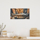 古代エジプトのファラオの葬儀 ポスター (キッチン)