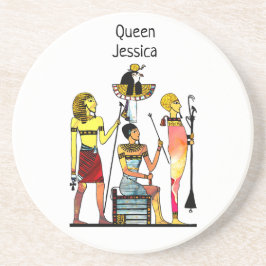 古代エジプトのファラオ様式の豪華な装飾 コースター