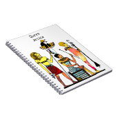 古代エジプトのファラオ様式の豪華な装飾 ノートブック (右側)