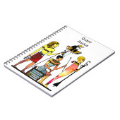 古代エジプトのファラオ様式の豪華な装飾 ノートブック (左側)