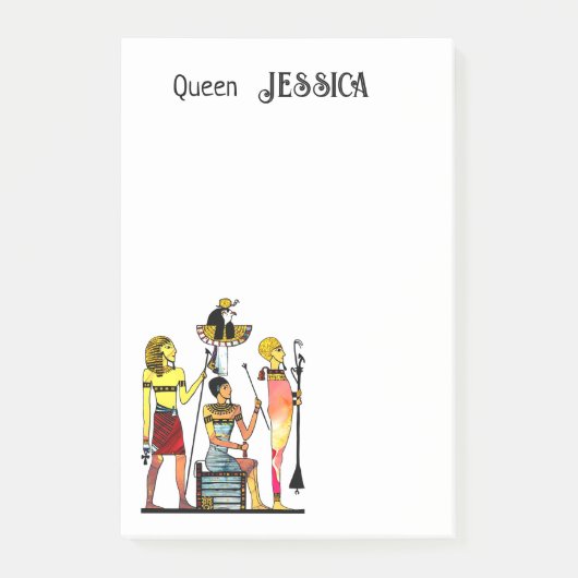 古代エジプトのファラオ様式の豪華な装飾 ポストイット (正面)