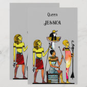 古代エジプトのファラオ様式の豪華な装飾 便箋 (正面/裏面)