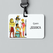 古代エジプトのファラオ様式の豪華な装飾 名札