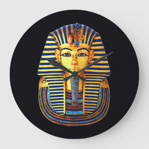 古代エジプトのファラオ王トゥタンカームン ラージ壁時計