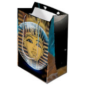 古代エジプトのファラオ王 ミディアムペーパーバッグ (正面アングル)