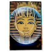 古代エジプトのファラオ王 ミディアムペーパーバッグ (正面)