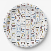 古代エジプトのファラオ象形文字 ペーパープレート (正面)