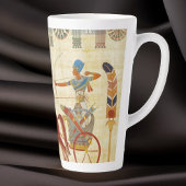 古代エジプトのファラオ ラメセス2世 馬 パピルス カフェラテマグ