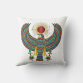 古代エジプトのファラオTシャツ | KaliraArts クッション (裏面)