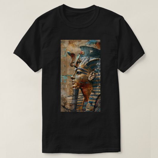 古代エジプトのファラオTシャツ | KaliraArts Tシャツ (デザイン正面)