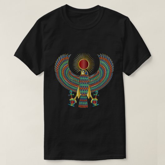 古代エジプトのファラオTシャツ | KaliraArts Tシャツ (デザイン正面)