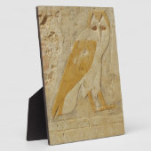 古代エジプトのフクロウ象形文字 フォトプラーク (側面)