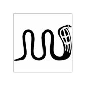 古代エジプトのヘビイラストレーションのアートスタンプ ラバースタンプ (インプリント)