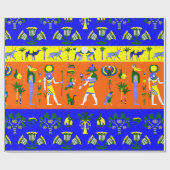 古代エジプトのミイラの墓 ラッピングペーパー (フラット)