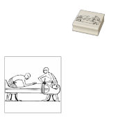 古代エジプトのミイラ2イラストレーションアートスタンプ ラバースタンプ (押印)