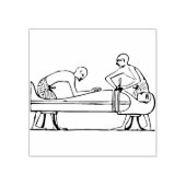 古代エジプトのミイラ2イラストレーションアートスタンプ ラバースタンプ (インプリント)