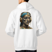 古代エジプトのミイラ | アヌビスの守護者Tシャツ パーカ (裏面)