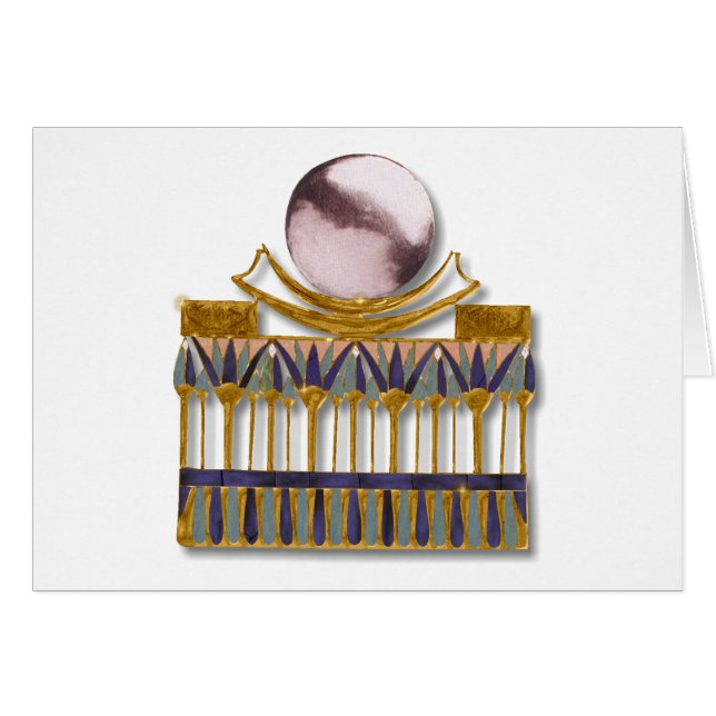 古代エジプトのムーンピクトラル (正面横)