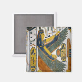 古代エジプトのモラルと価値観のマート女神 マグネット (正面/裏面)