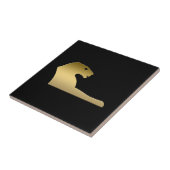 古代エジプトのライオン-女神Sekhmet タイル (側面)