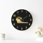 古代エジプトのライオン-女神Sekhmet ラージ壁時計 (ホーム)