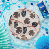 古代エジプトのワインヴィネヤードのブドウとブドウの木 ペーパープレート (パーティー)