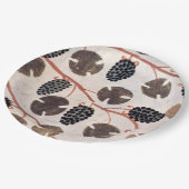 古代エジプトのワインヴィネヤードのブドウとブドウの木 ペーパープレート (アングル)