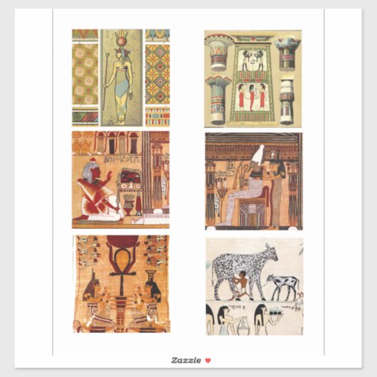 古代エジプトのヴィンテージアンティーク芸術 シール (シート)