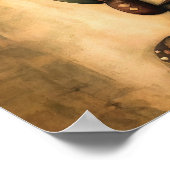 古代エジプトの像 ポスター (角)