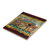 古代エジプトの古代のワジェットのシンボルの目 タイル (側面)