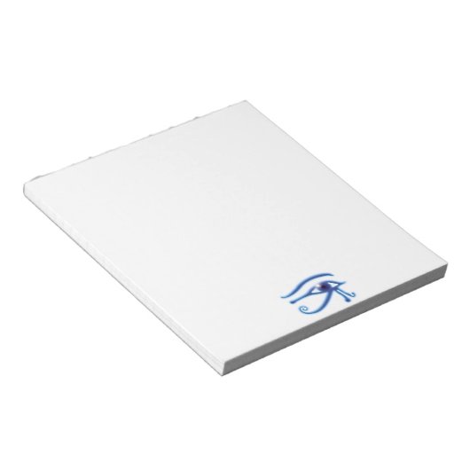 古代エジプトの古代のワジェットのシンボルの目 ノートパッド (アングル)