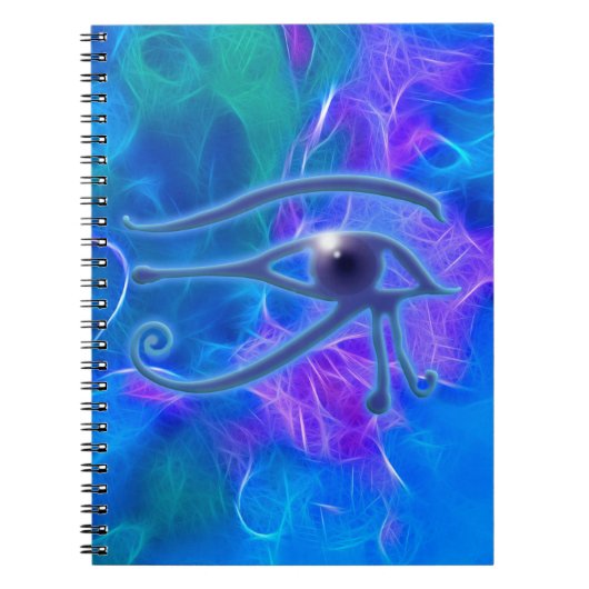 古代エジプトの古代のワジェットのシンボルの目 ノートブック (正面)