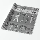 古代エジプトの墓芸術ミイラ ラッピングペーパー (アンロールド)