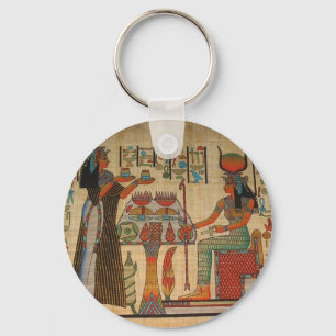 古代エジプトの壁の壁画 キーホルダー