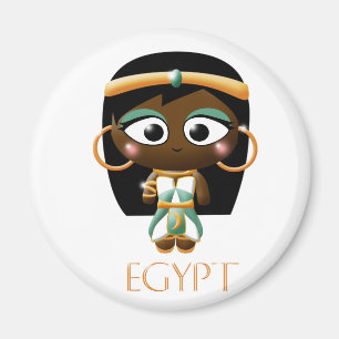 古代エジプトの女の子 マグネット