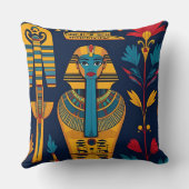 古代エジプトの女王の装飾装飾用クッション クッション (裏面)