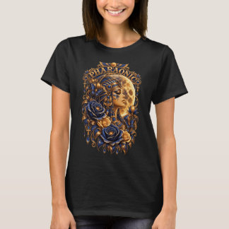 古代エジプトの女王Tシャツ - ファラオニック ゴールド Tシャツ