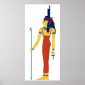 古代エジプトの女神イシス ポスター (正面)