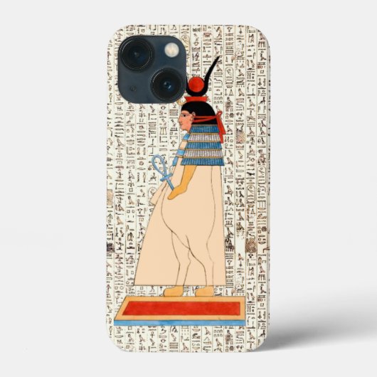 古代エジプトの女神ハトール象形文字 Case-Mate iPhoneケース (裏面)